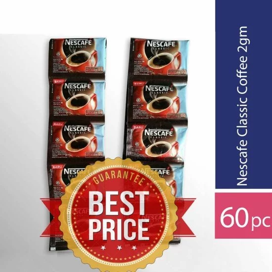 Buy Nescafe Classic Coffee Sachet 2gm 60pc Online in Pakistan Fast